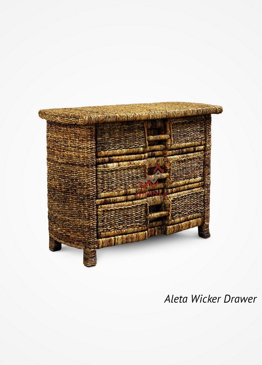 Aleta Wicker Drawer Indonesia rattan furniture kids furniture supplier