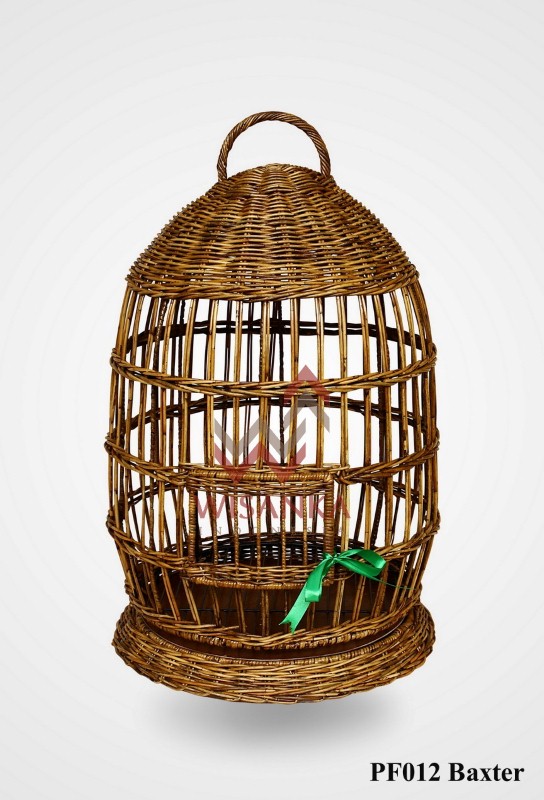wicker bird cage