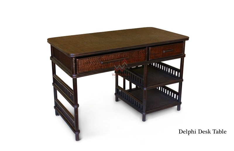 Delphi Rattan Desk Table Indonesia Rattan Furniture Wicker