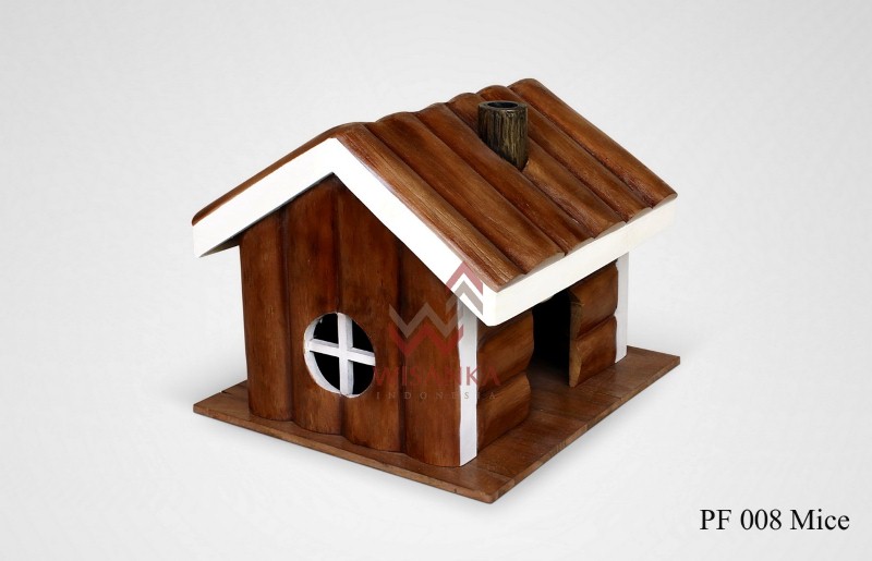 Mice Wooden Pet House Indonesia Rattan Furniture Wicker Furniture