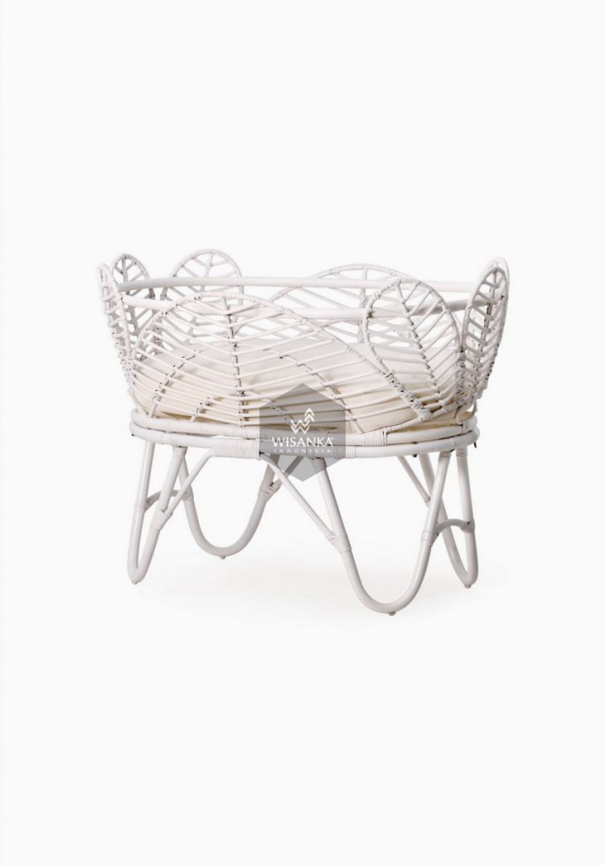 white cane bassinet