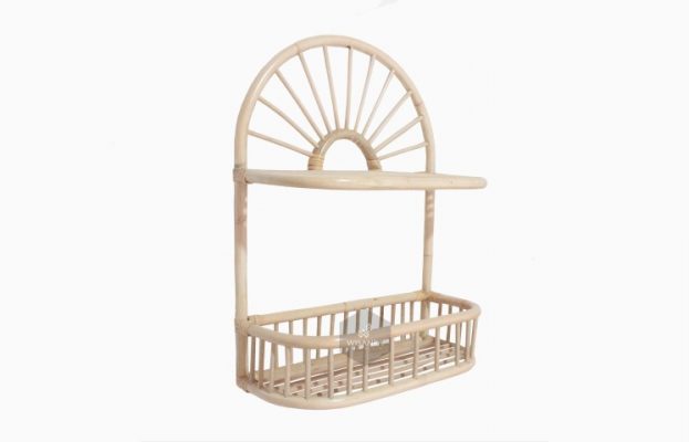 Mentari Rattan Mini Shelves