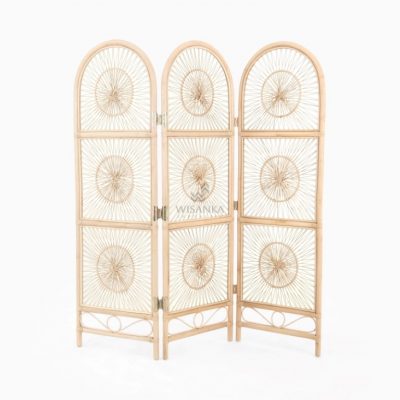 Biombo rattan divider