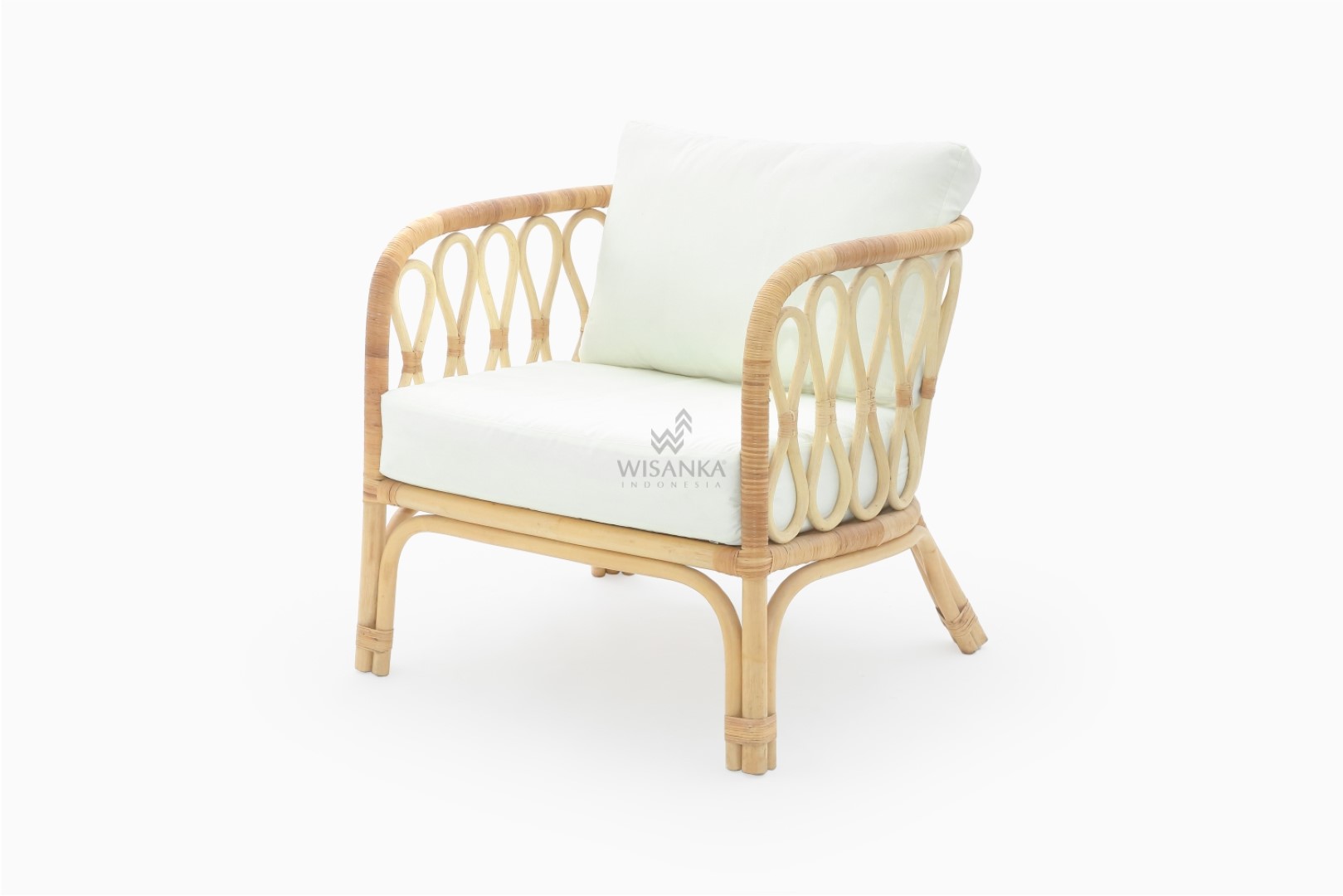 Mundo rattan arm chair Indonesia rattan furniture kids furniture