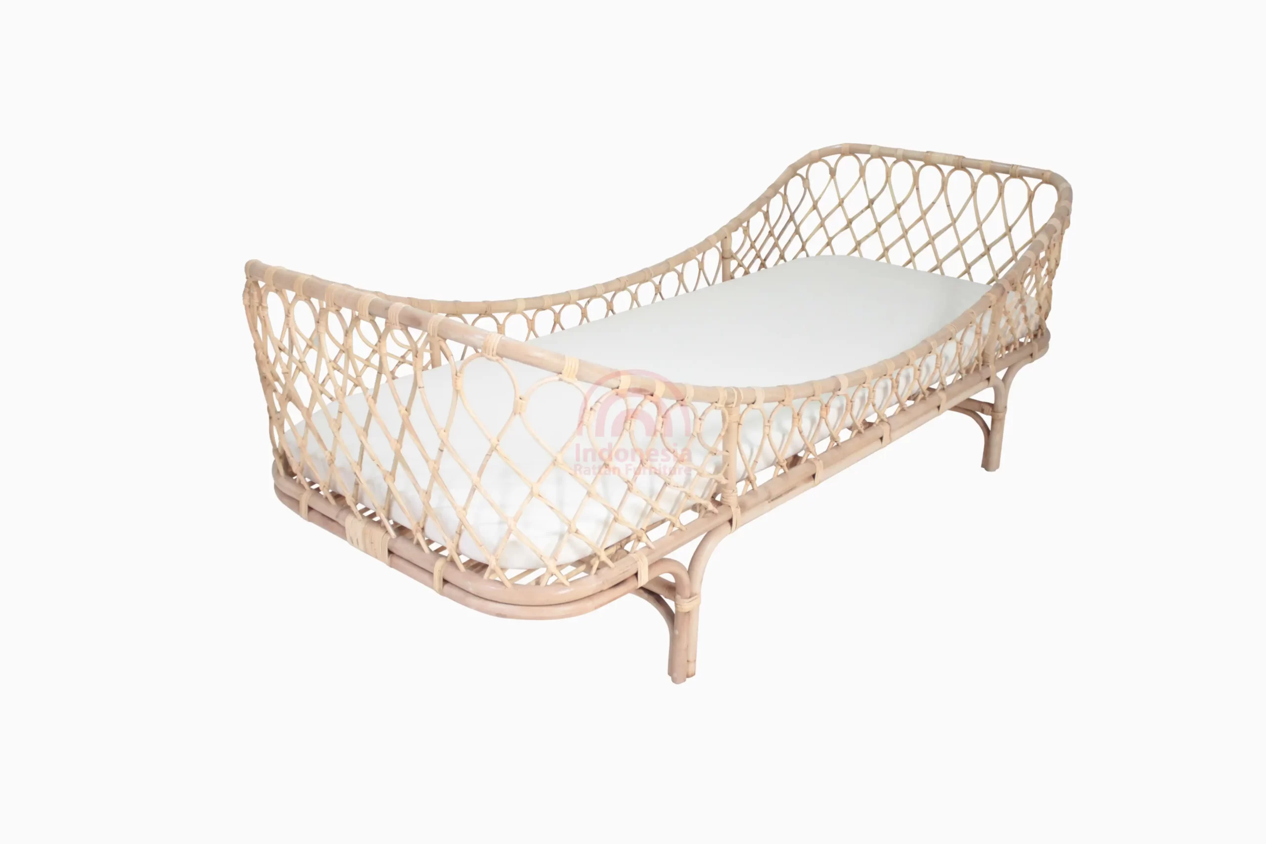 Piratte rattan toddler bed Indonesia rattan furniture kids furniture